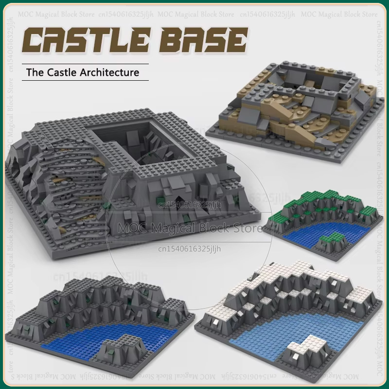Model Kit Fantasy - Moc Building Blocks 3D Base Technology