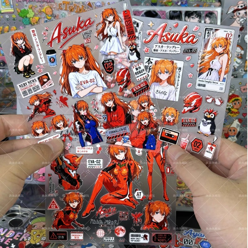 Model Kit Eva - 3Pcs/set New Anime EVA Asuka Langley
