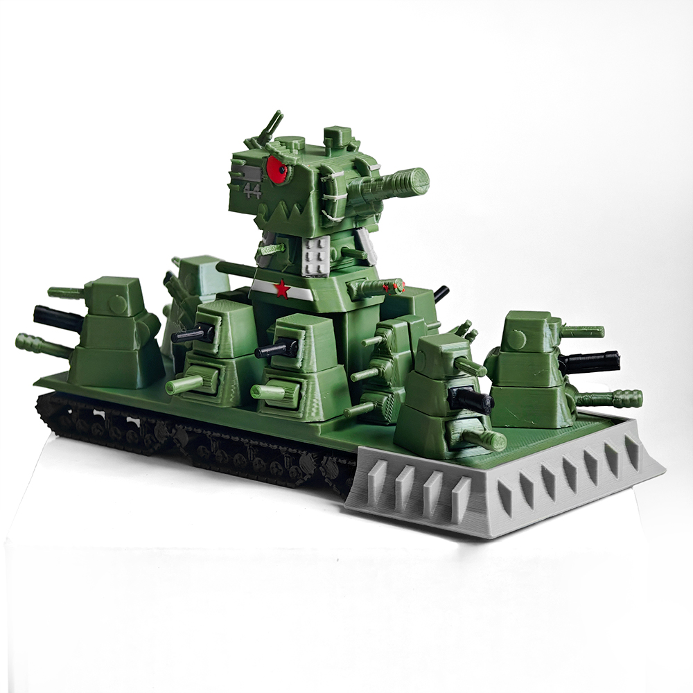 3D Printed KV‑44M Super Heavy  - Model Kit Fantasy review and price