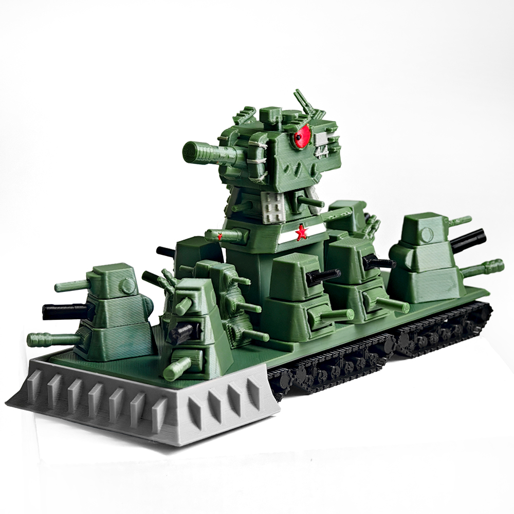 3D Printed KV‑44M Super Heavy  - Model Kit Fantasy review and price