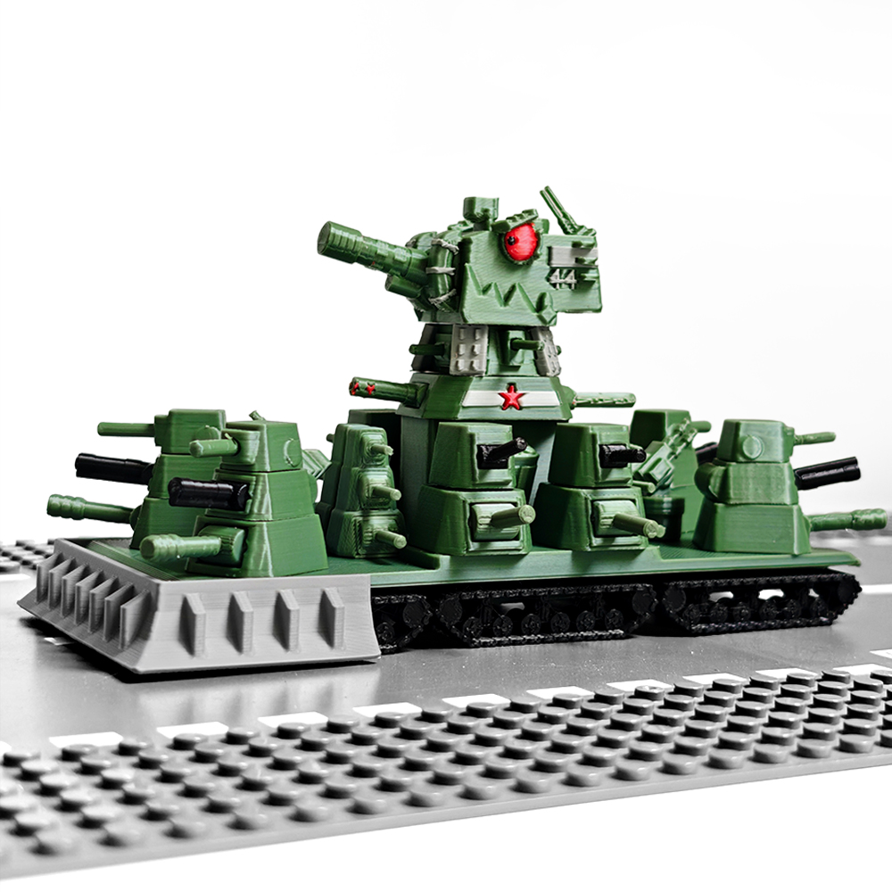3D Printed KV‑44M Super Heavy  - Model Kit Fantasy review and price