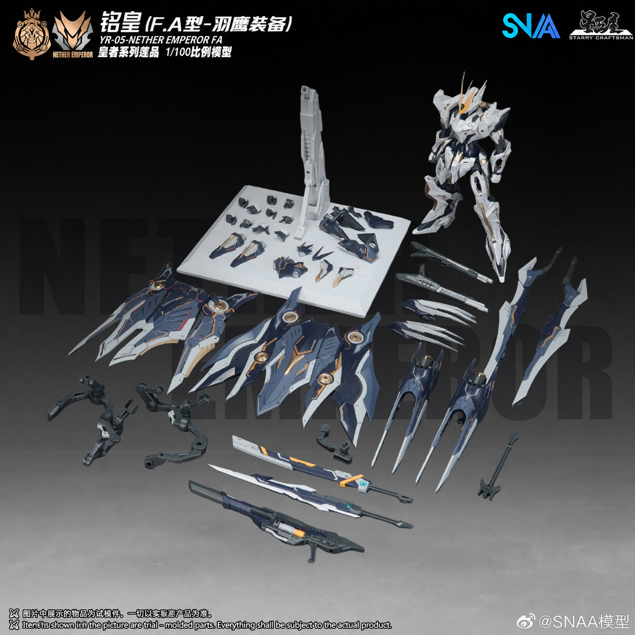 【In Stock】SNAA MG 1/100 YR-05  - Model Kit Lancelot review and price