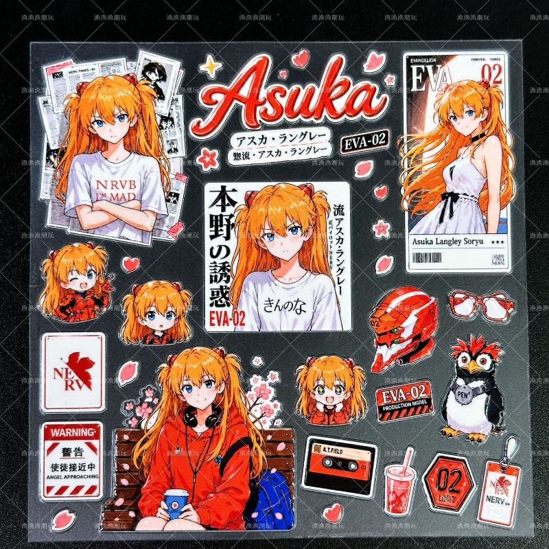 3Pcs/set New Anime EVA Asuka L - Model Kit Eva review and price