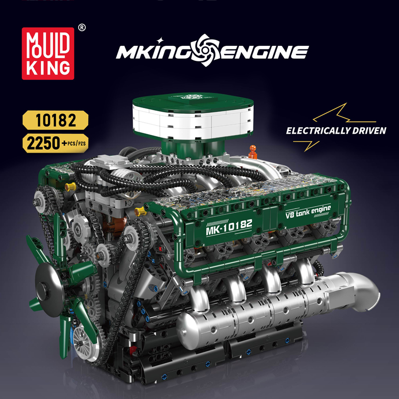 Mould King 10182 Technical Eng - Model Kit Engine review and price