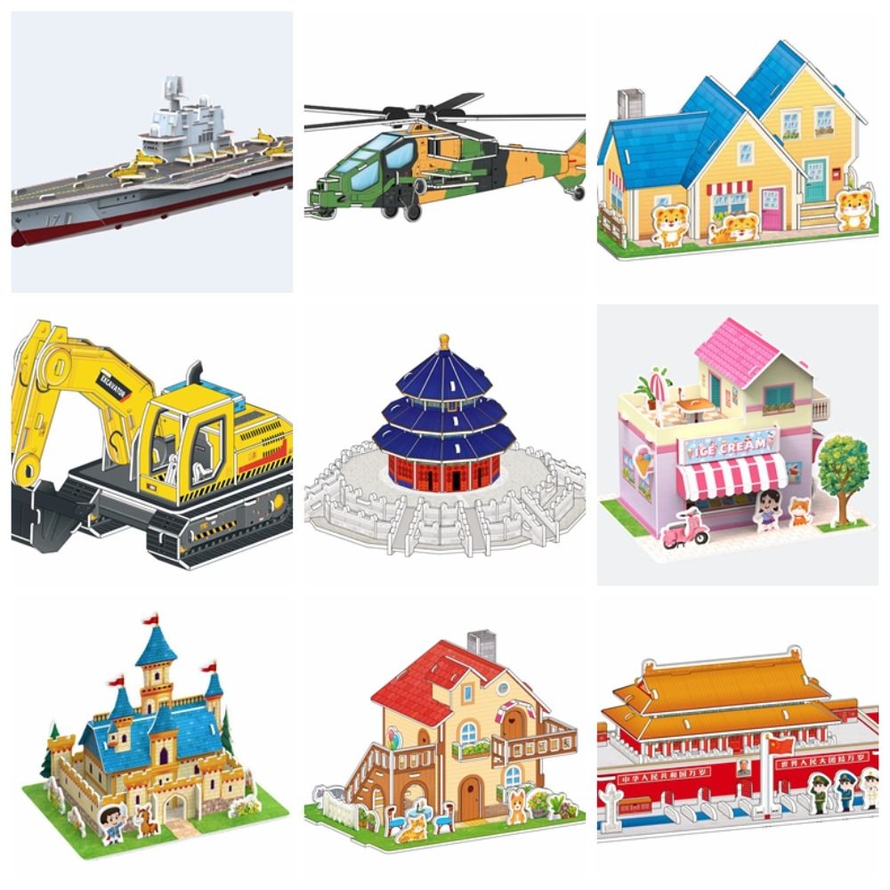 DIY Assembled Building Model P - Model Kit Eva review and price
